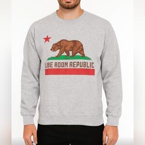 Port Authority Lube Room Gray Sweater for Men 2X